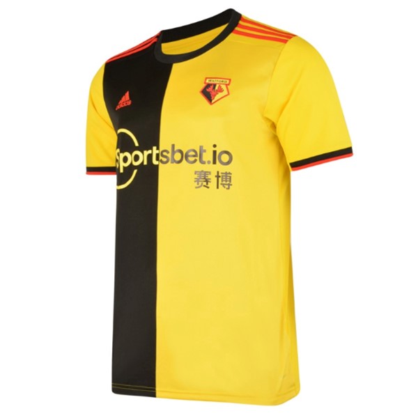 Tailandia Camiseta Watford 1ª Kit 2019 2020 Amarillo